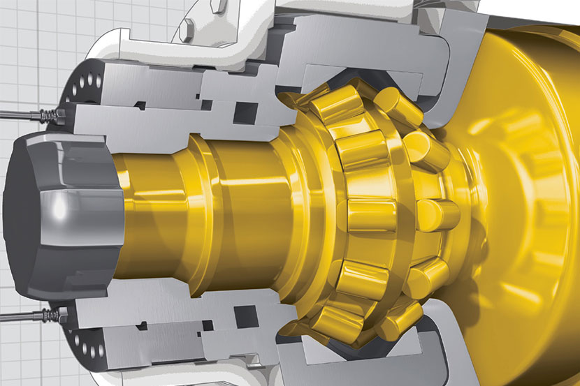 closeup of transmission gears